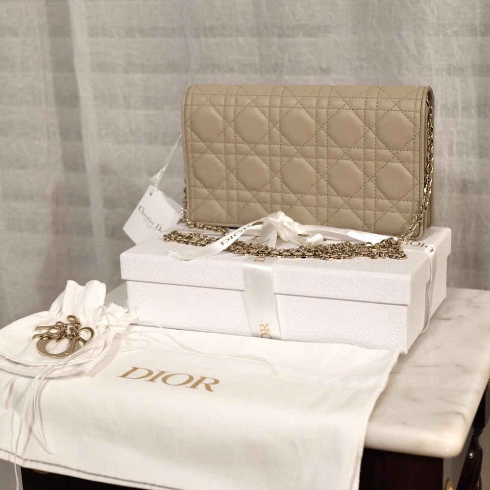 Christian Dior Lady Dior Pouch for Sale $2200
